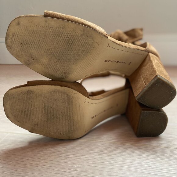 Tommy Hilfiger Suede Block Heels - Picture 3 of 12